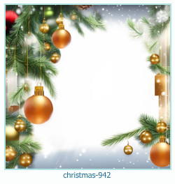 christmas photo frame 942